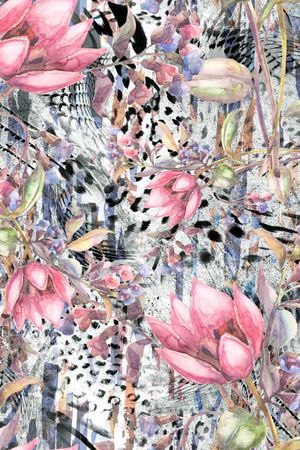 豹纹印花华亿平台图片