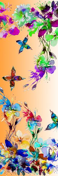 水彩印花华亿平台图片