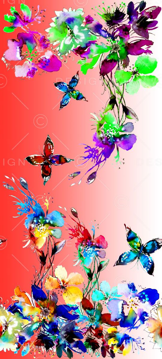 水彩印花华亿平台图片