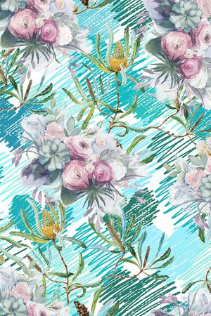 手绘印花华亿平台图片