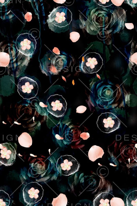 玫瑰印花华亿平台图片