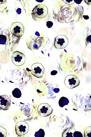 玫瑰印花华亿平台图片