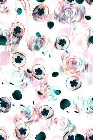 玫瑰印花华亿平台图片