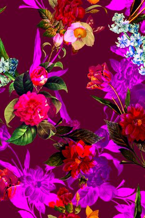 乱花印花华亿平台图片