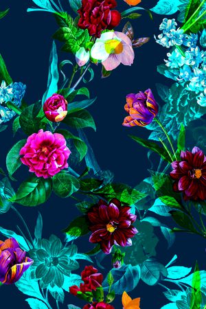 乱花印花华亿平台图片