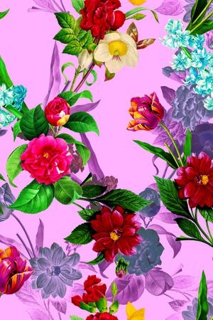 乱花印花华亿平台图片