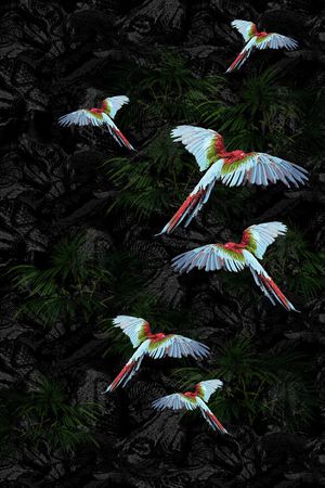 仿大牌印花华亿平台图片