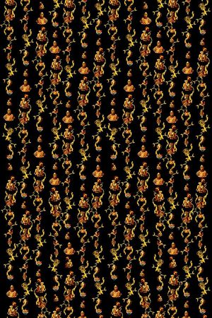 仿大牌欧花满身印印花华亿平台图片