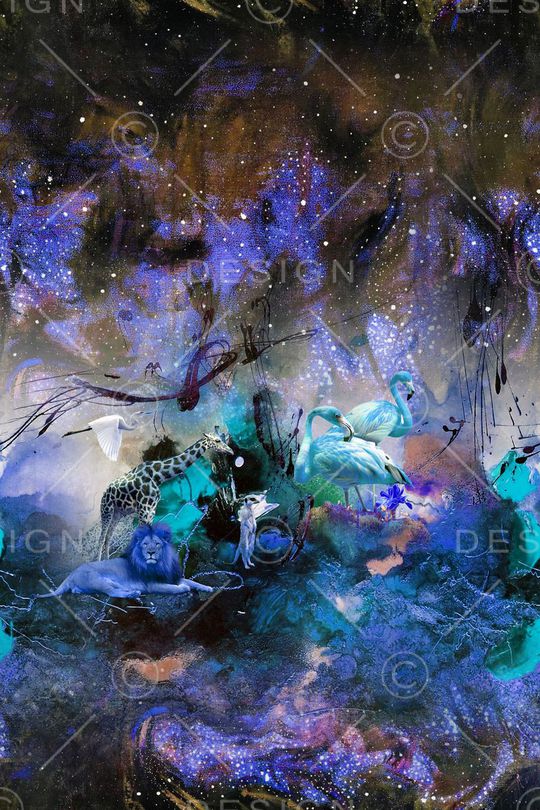 火烈鸟印花华亿平台图片