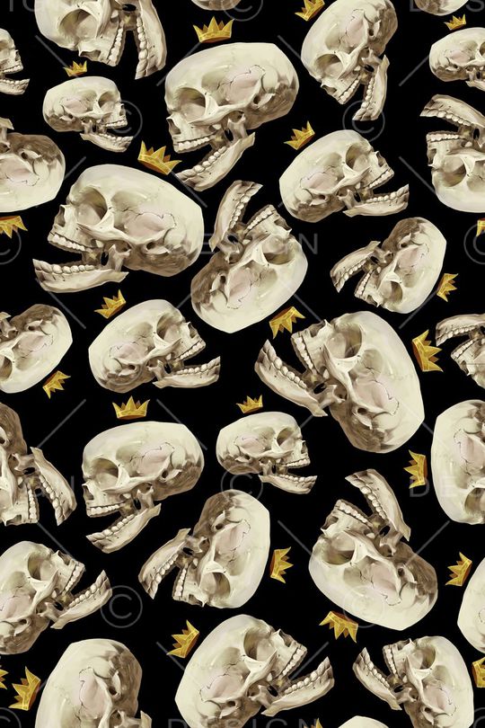 骷髅印花华亿平台图片