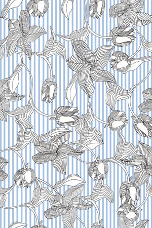 KEW-田园花卉印花华亿平台图片