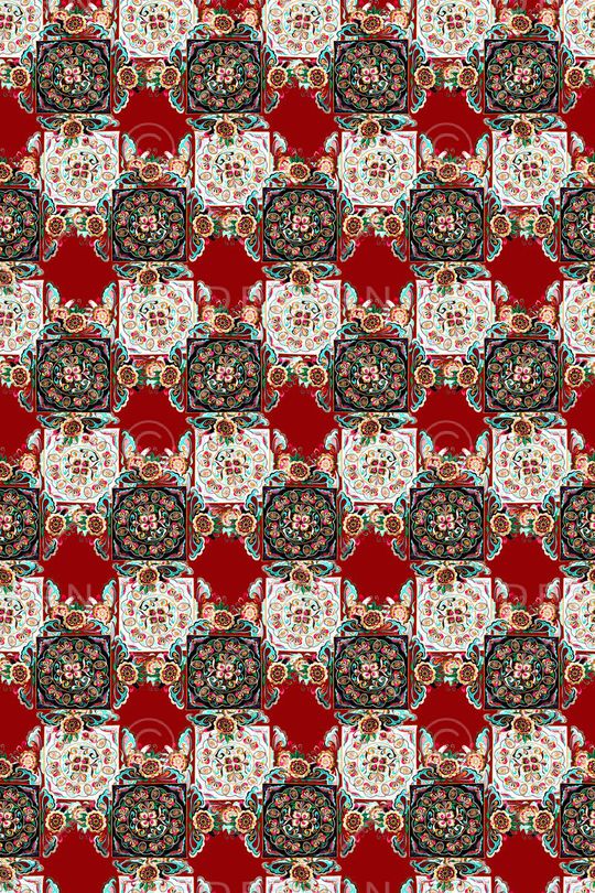 民族风印花华亿平台图片