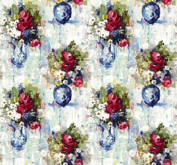 花瓶印花华亿平台图片