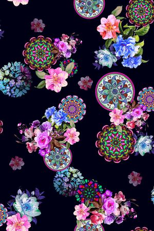 民族风印花华亿平台图片