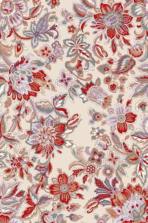 巴洛克印花华亿平台图片