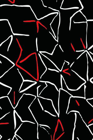 不规则几何印花华亿平台图片