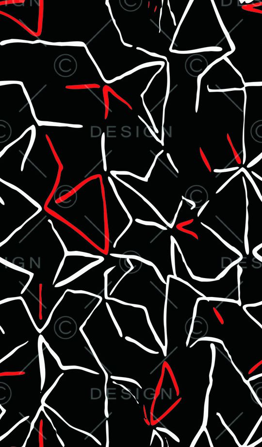 不规则几何印花华亿平台图片