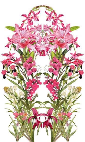 水仙花印花华亿平台图片