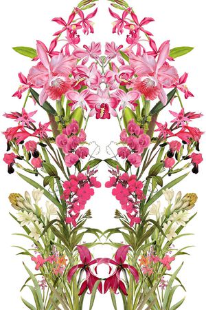 水仙花印花华亿平台图片