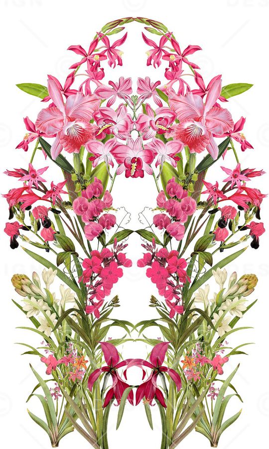 水仙花印花华亿平台图片