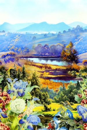 风景印花华亿平台图片