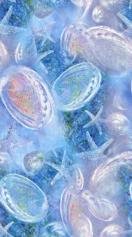 海洋生物印花华亿平台图片