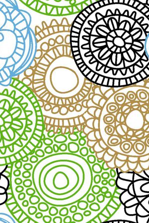 圈圈点点印花华亿平台图片