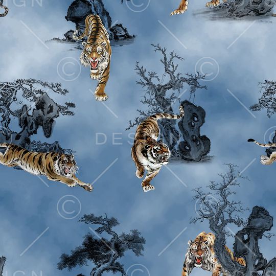 老虎印花华亿平台图片