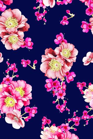 花朵印花华亿平台图片