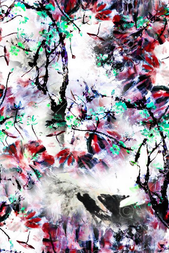 荷花印花华亿平台图片