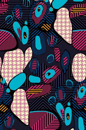 千鸟格印花华亿平台图片