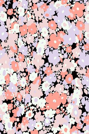 碎花印花华亿平台图片