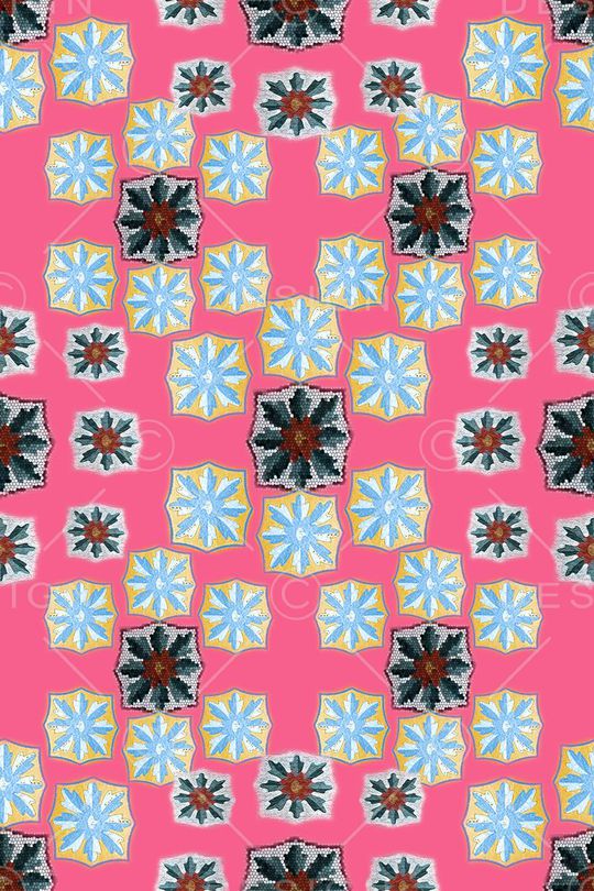 民族风图案印花华亿平台图片