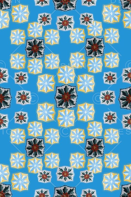 民族风图案印花华亿平台图片