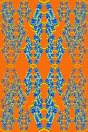 不规则几何印花华亿平台图片