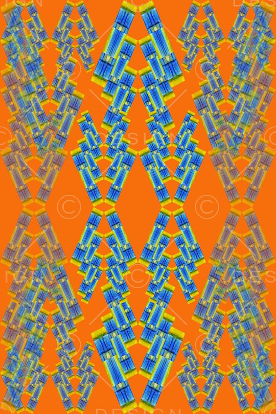 不规则几何印花华亿平台图片