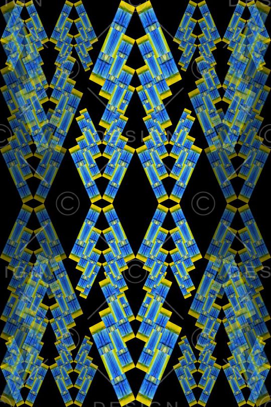 不规则几何印花华亿平台图片