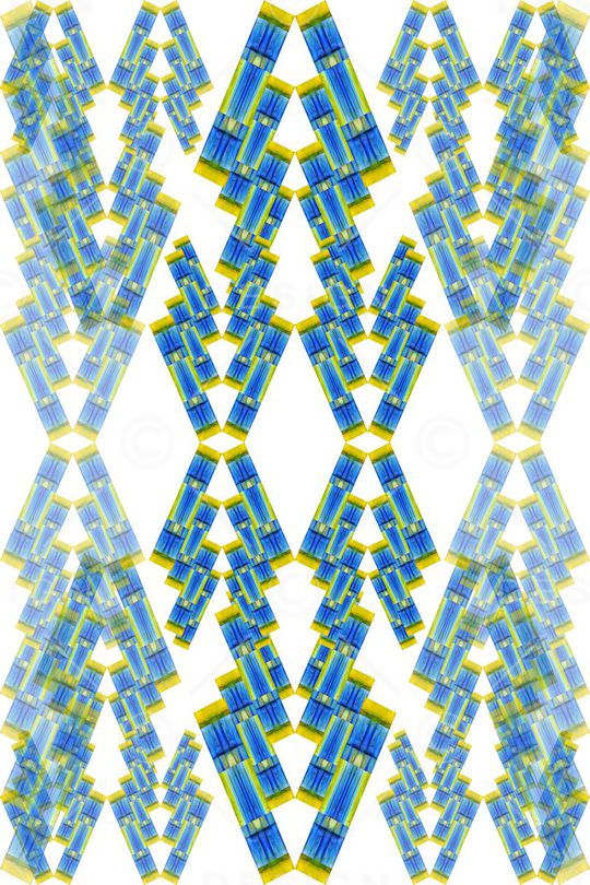 不规则几何印花华亿平台图片