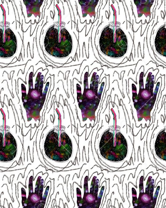 手绘印花华亿平台图片