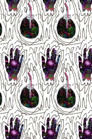 手绘印花华亿平台图片