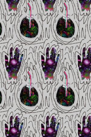 手绘印花华亿平台图片