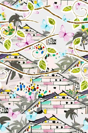 风景印花华亿平台图片