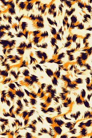 动物纹印花华亿平台图片