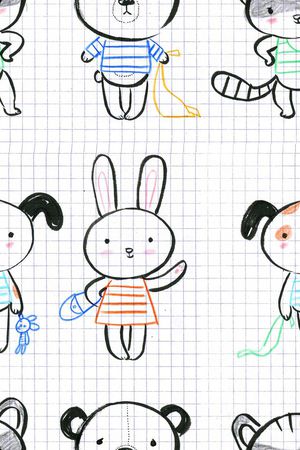 小动物印花华亿平台图片