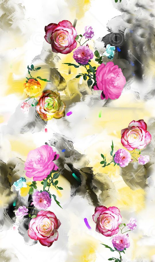 乱花印花华亿平台图片