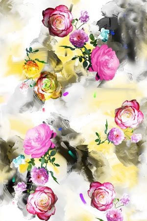 乱花印花华亿平台图片