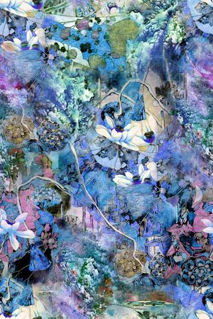 荷花印花华亿平台图片