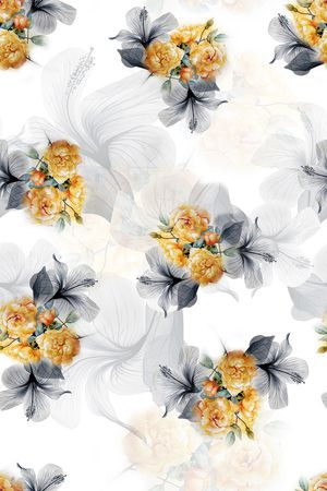 花朵印花华亿平台图片