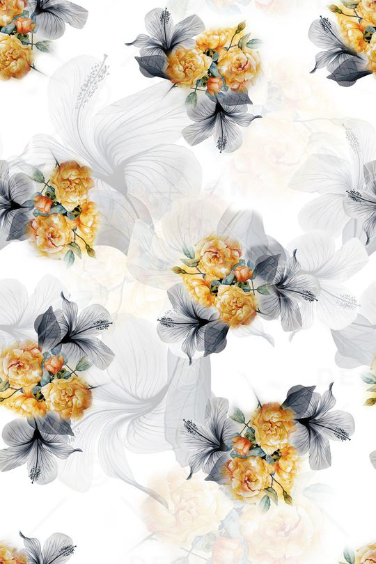 花朵印花华亿平台图片