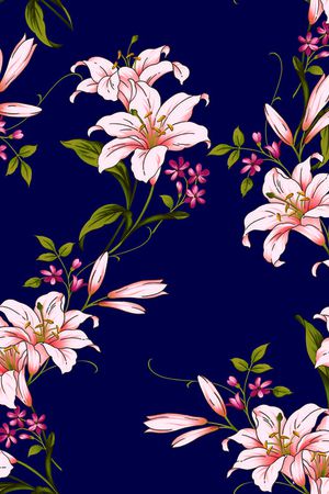 2017年女装新花卉印花华亿平台图片